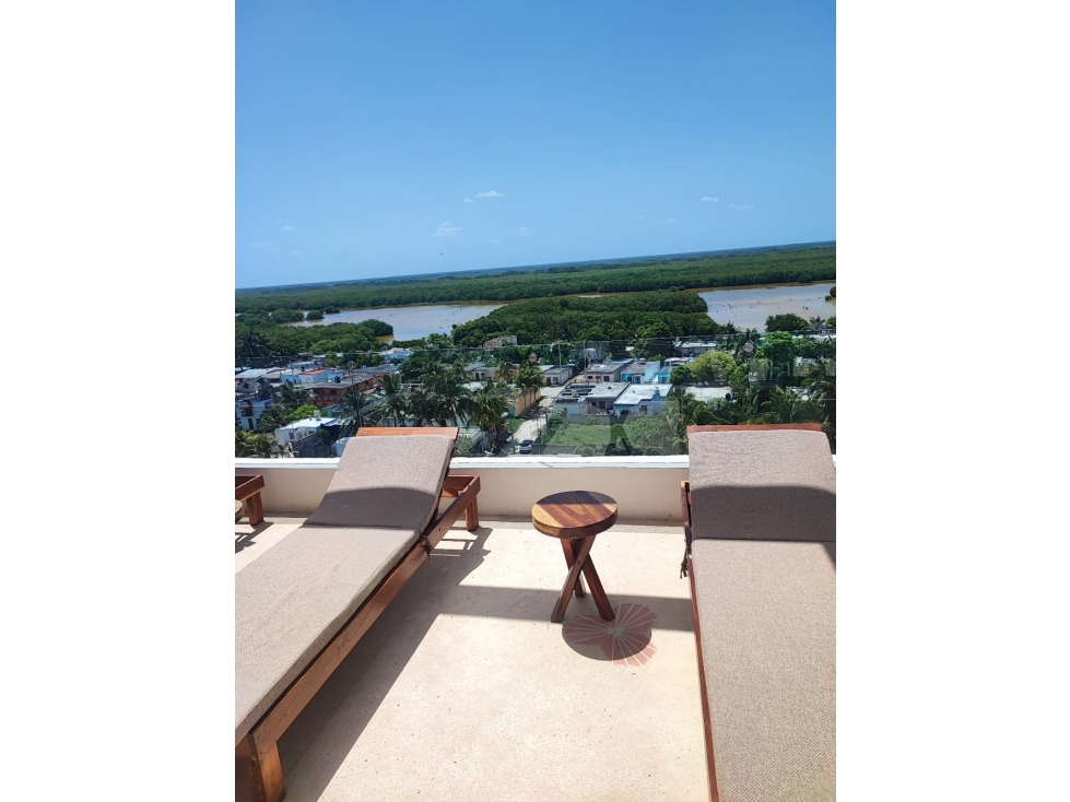 Departamento en renta en playa Sisal Yucatan — foto 2