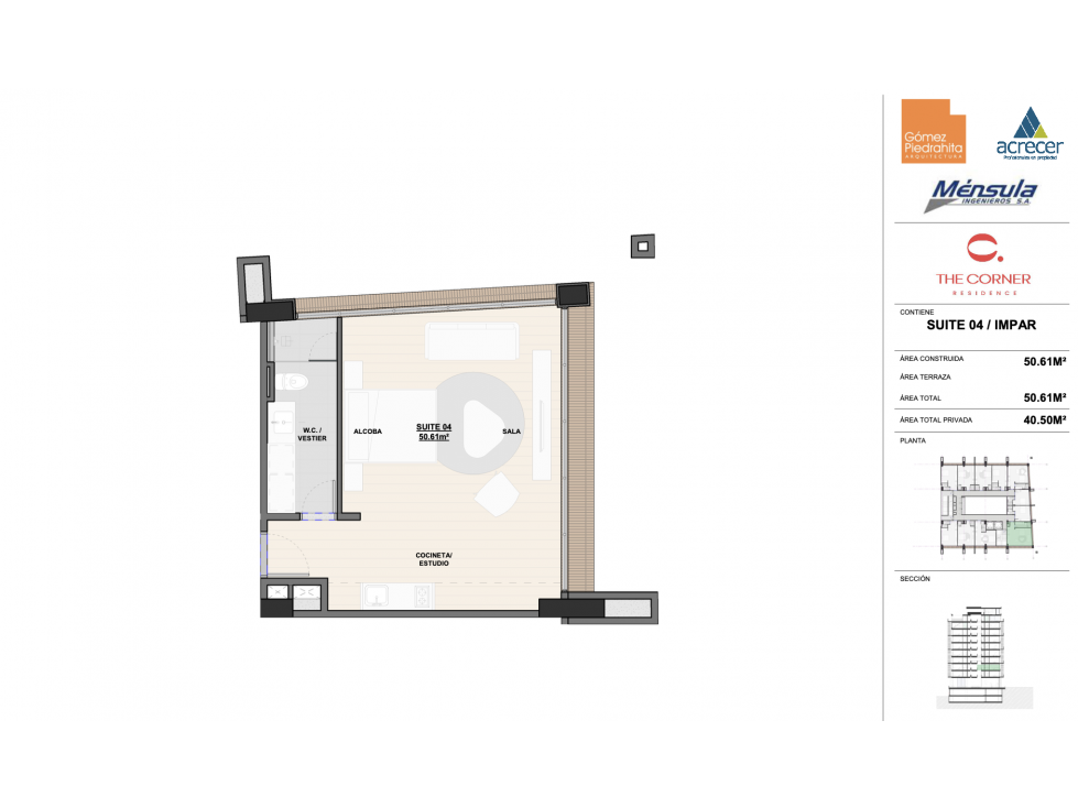 VENTA DE PROYECTO THE CORNER POBLADO-LA AGUACATALA — foto 6