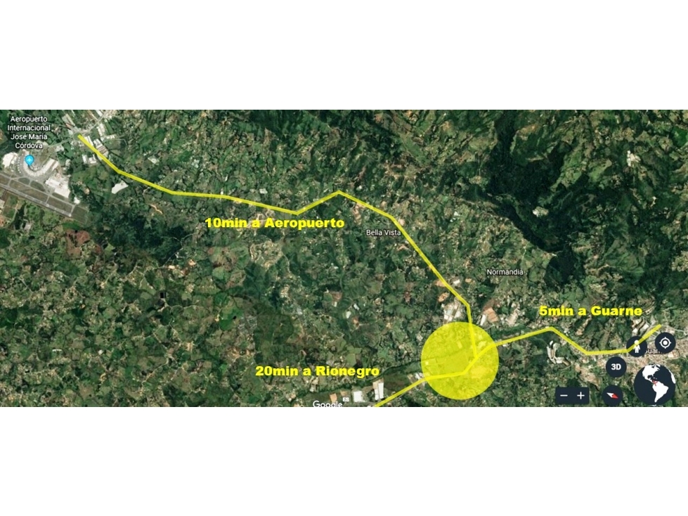 Lote de uso industrial en Guarne, sector Hipodromo — foto 3
