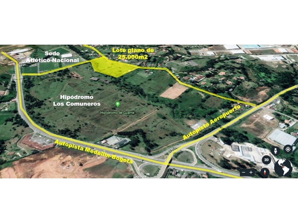 Lote de uso industrial en Guarne, sector Hipodromo — foto 2