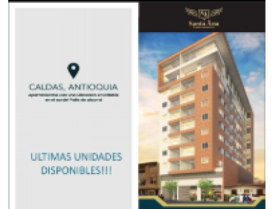 APARTAESTUDIO EN VENTA EN CALDAS ANTIOQUIA, PISO 7