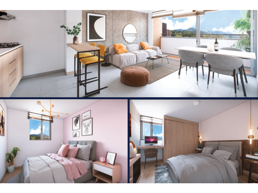 EN VENTA APARTAMENTO EN CABAÑA, BELLO PISO 14 — foto 2