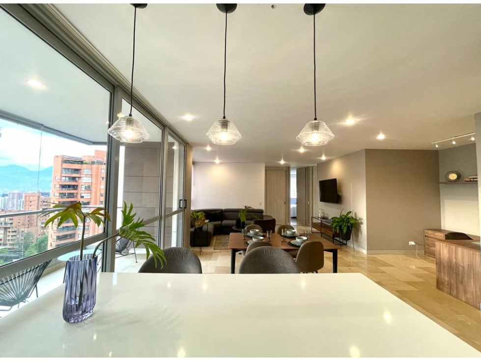 APARTAMENTO AMOBLADO EN ARRIENDO SECTOR LA LINDE - POBLADO