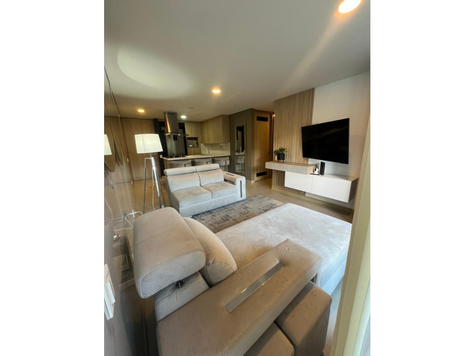 Apartamento amoblado en alquiler en el Poblado