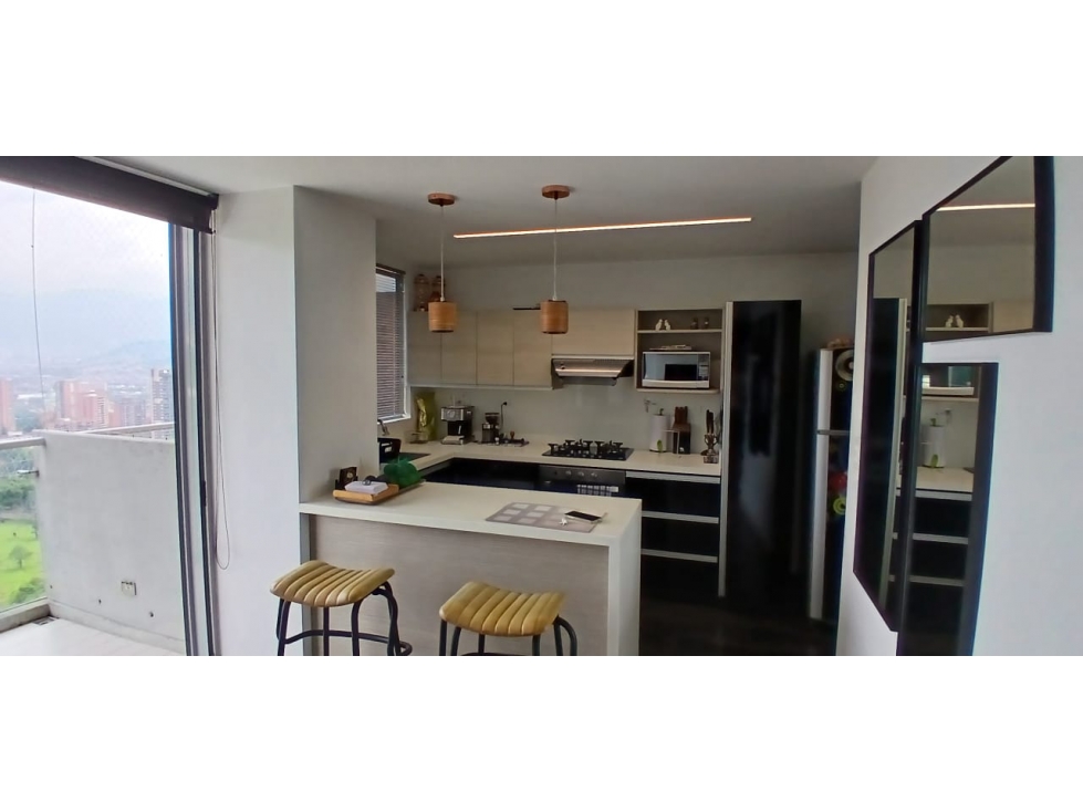 Apartaestudio amoblado en arriendo El Poblado, Medellin