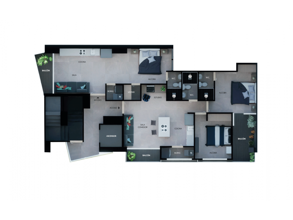 Apartamento en venta La Castellana, Medellin — foto 5