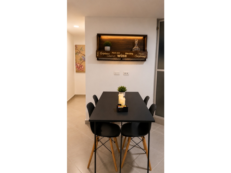 Apartamento amoblado en alquiler en Laureles
