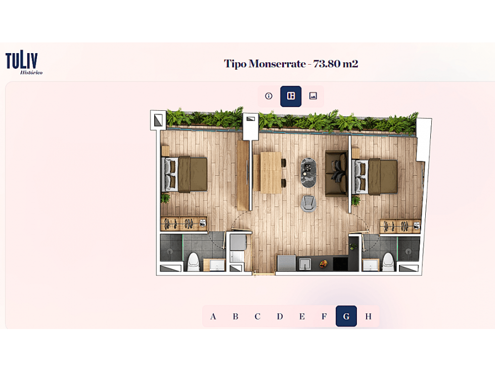 Apartamentos en La Candelaria ¡ULTIMAS UNIDADES!, 71,51 M2