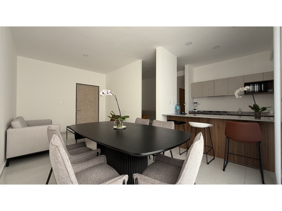 Departamento amueblado en renta en Torre Aldaba, zona El Mirador, Pue. — foto 2