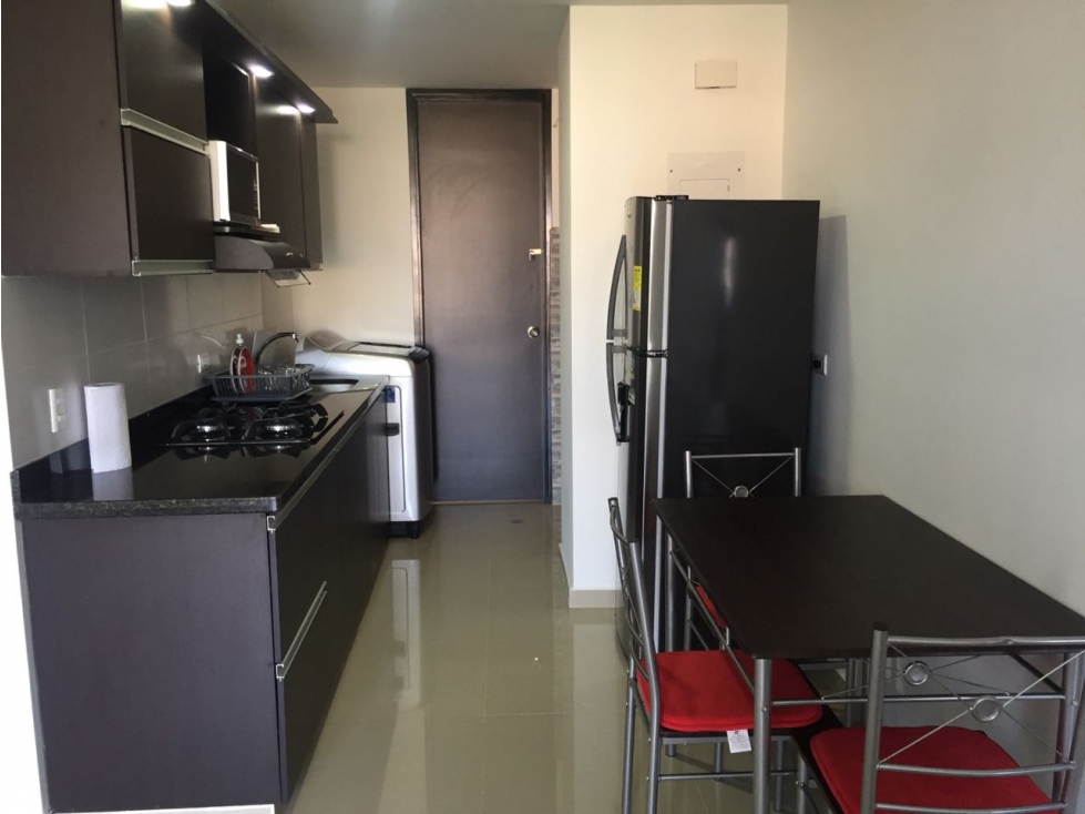 Apartamento amoblado de 2 alcobas, Velodromo. — foto 4