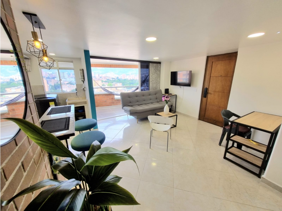 Apartamento amoblado en Laureles con excelente vista panorámica. — foto 6