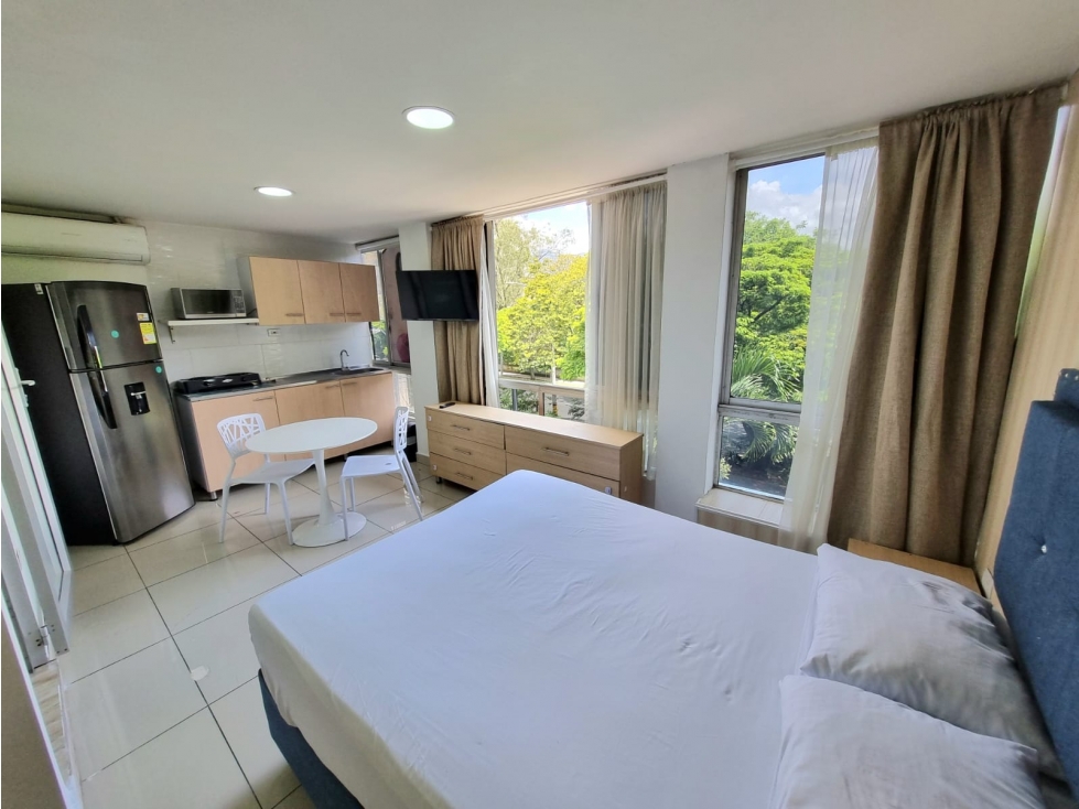 Arriendo Apartaestudio Tipo Loft con Aire Acondicionado — foto 3