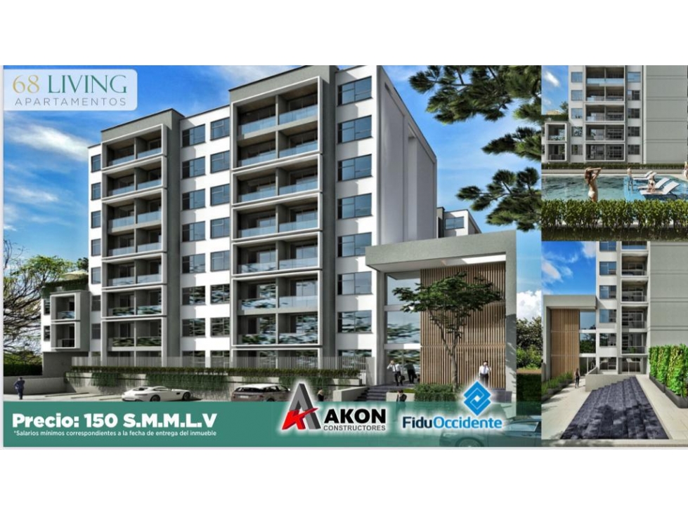 VENTA APARTAESTUDIO 4 PISO EN EL SUR DE CALI . HACIENDA-LIMONAR — foto 4