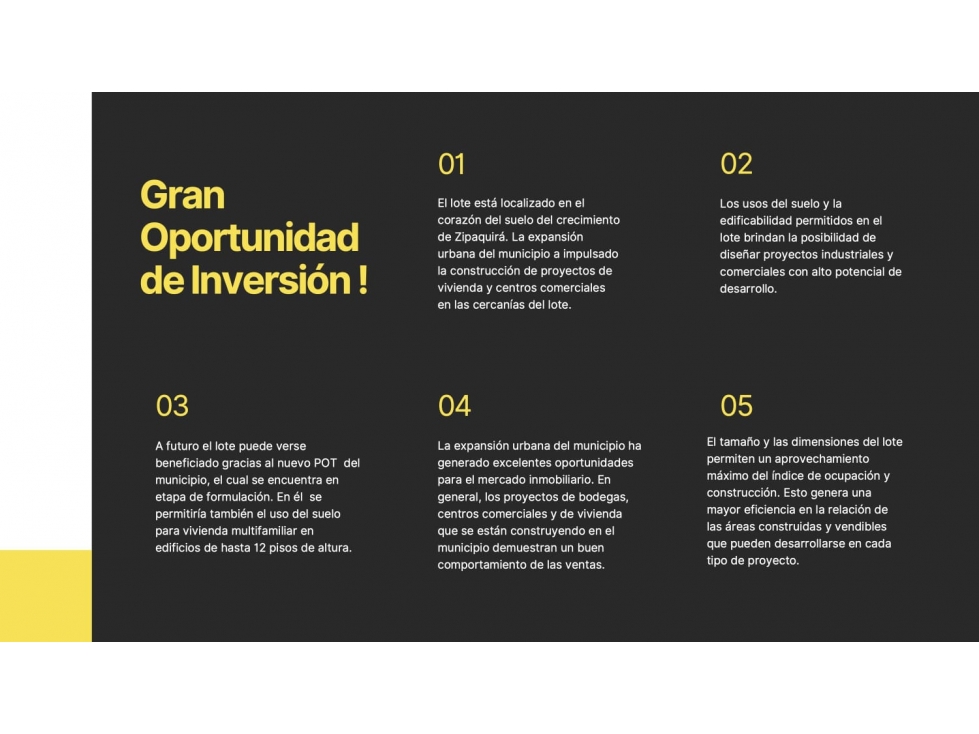 Venta Lote Industrial y comercial Zipaquira - 5