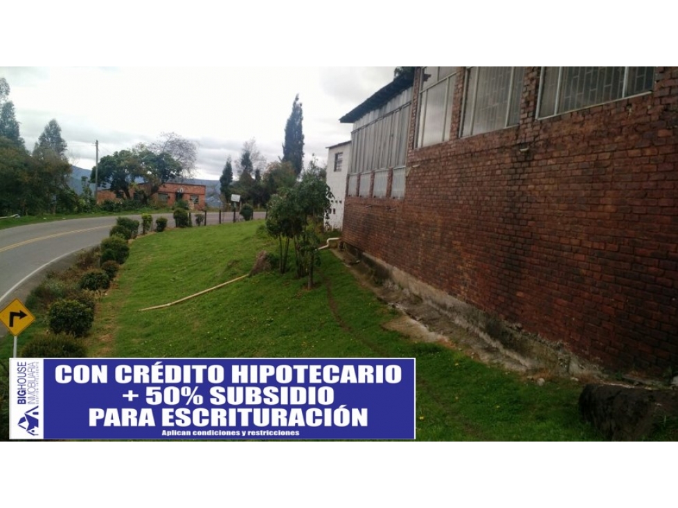 Se vende casa lote via pacho - 1