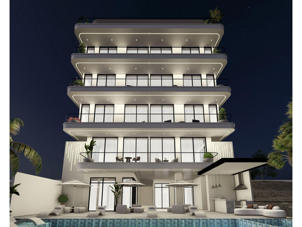 Vendo Departamento, Barbasquillo, Edfc. Palm Beach, de 2 dormitorios