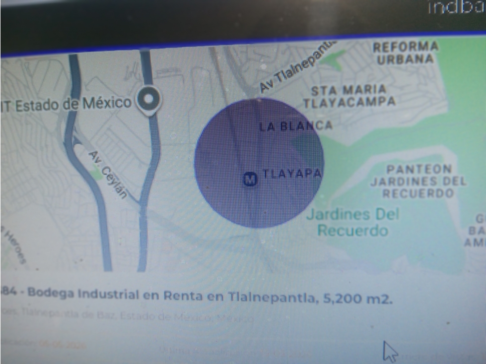 BODEGA DE 5200M2 RENTA TLANEPANTLA DE BAZ EDO. MEX - 4