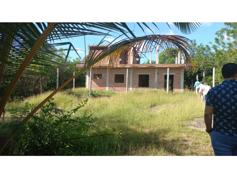 VENTA LOTE CON CONSTRUCCION EN OBRA GRIS, BONANZA-TURBACO - 3