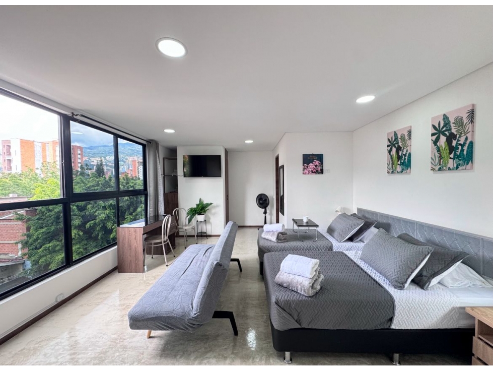 Venta de piso completo en Laureles: 4 apartaestudios rentando Airbnb