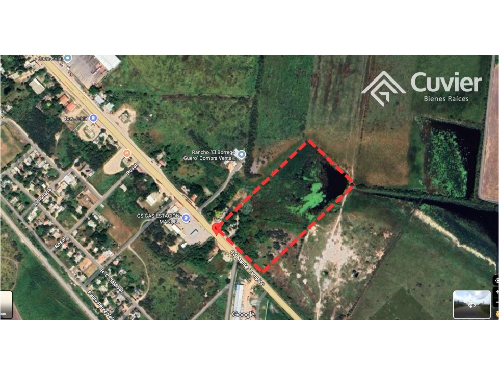 TV2302-ZR TERRENO EN VENTA, RANCHO CARRETERA TAMPICO-MANTE. - 1