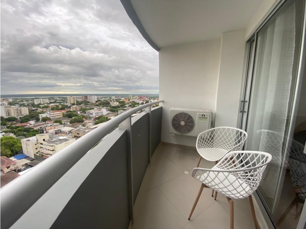 ARRIENDO APARTAMENTO AMOBLADO EN BOSTON, BARRANQUILLA
