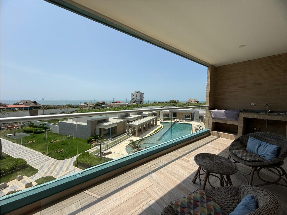 VENDO APARTAMENTO CON VISTA AL MAR EN PUNTA ROCA, PUERTO COLOMBIA
