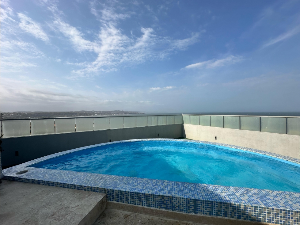 ARRIENDO APARTAMENTO CON VISTA AL MAR EN PUNTA ROCA SABANILLA — foto 2