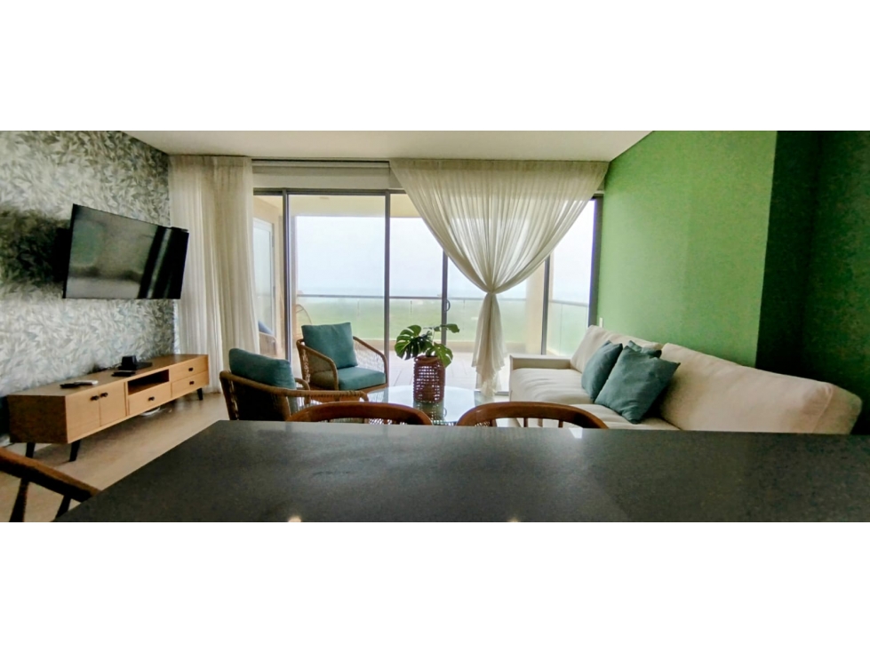 VENTA APARTAMENTO AMOBLADO PUNTA ROCA SABANILLA, PUERTO COLOMBIA — foto 2