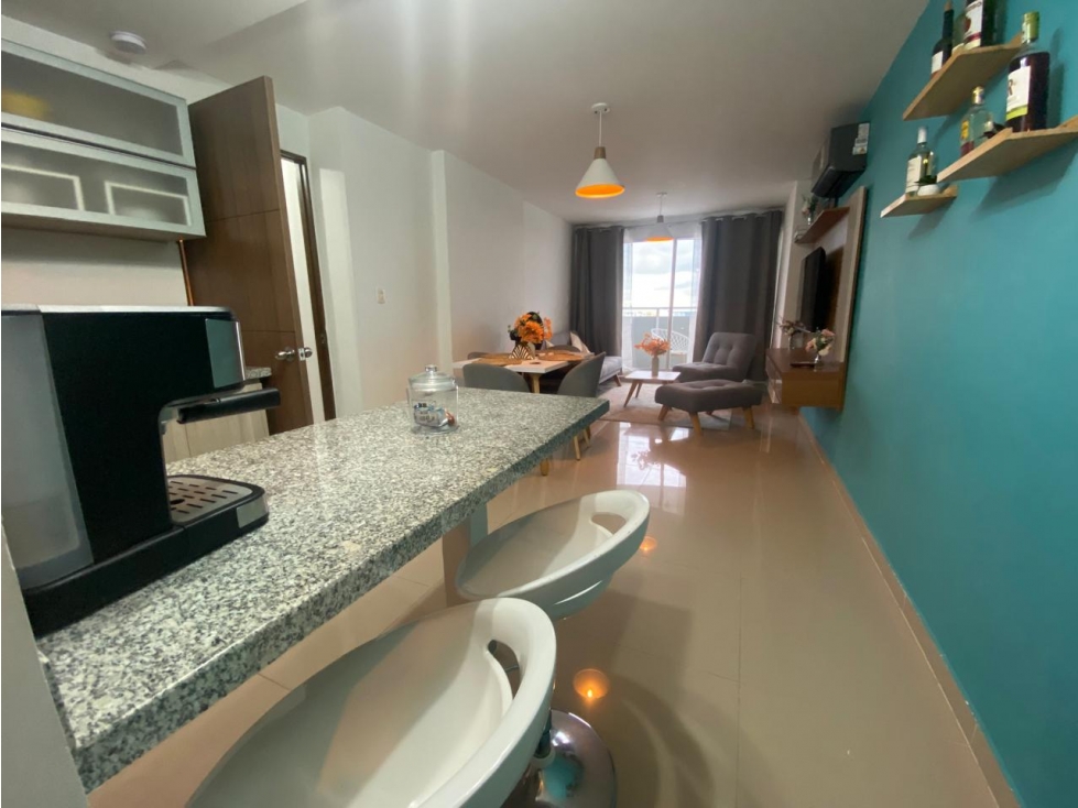 ARRIENDO APARTAMENTO AMOBLADO EN BOSTON, BARRANQUILLA — foto 2