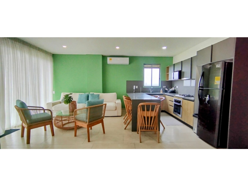 VENTA APARTAMENTO AMOBLADO PUNTA ROCA SABANILLA, PUERTO COLOMBIA — foto 4