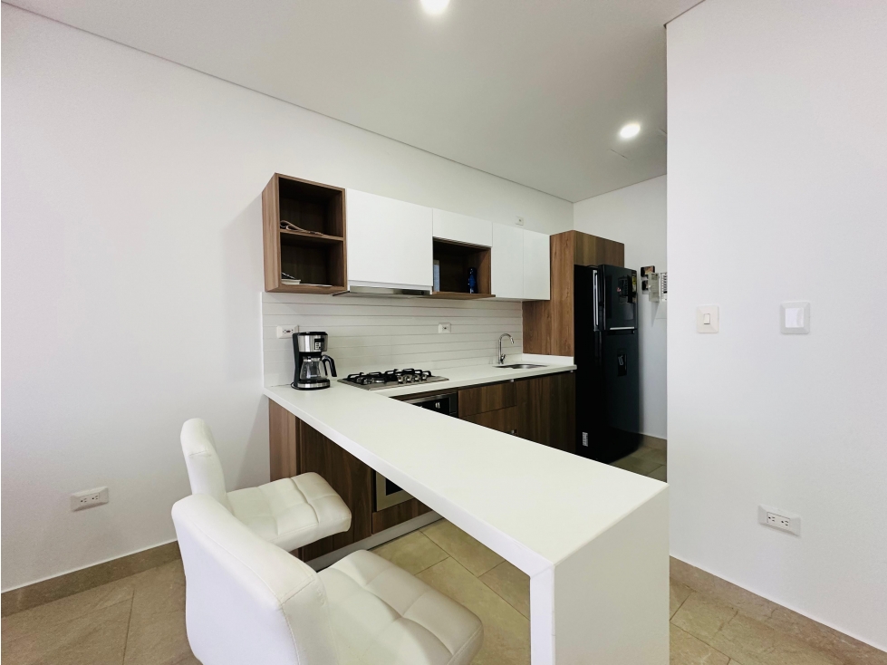 ARRIENDO APARTAESTUDIO AMOBLADO EN PUNTA ROCA SABANILLA — foto 4