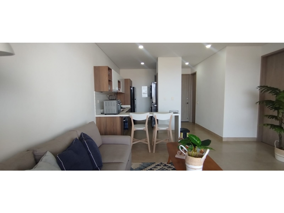 VENDO APARTAESTUDIO AMOBLADO VISTA AL MAR EN PUNTA ROCA, PTO COLOMBIA — foto 5