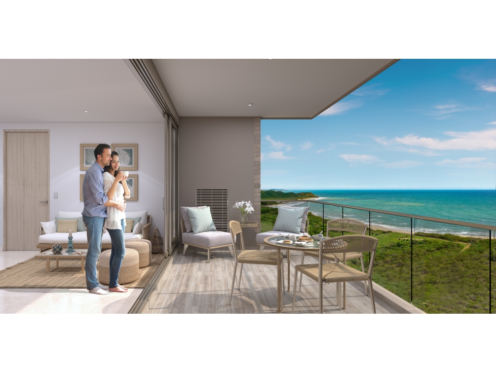 Vendo Apartamento primera línea de mar entre Barranquilla y Cartagena — foto 2