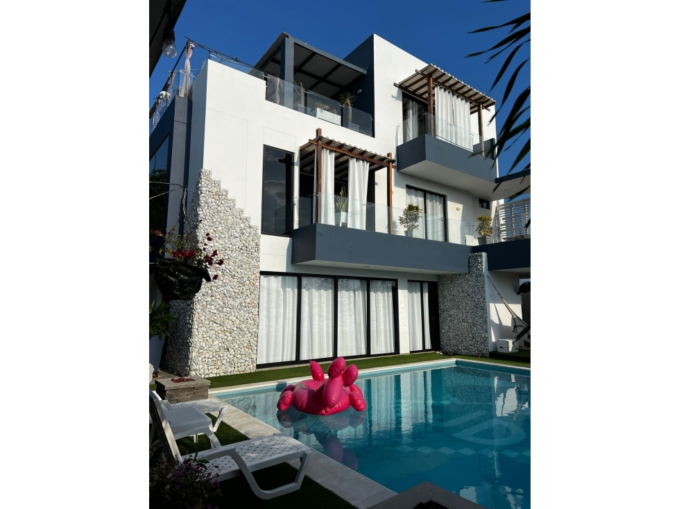 VENDO HERMOSA CASA EN PLAYA MENDOZA - TUBARA - ATLANTICO - 2