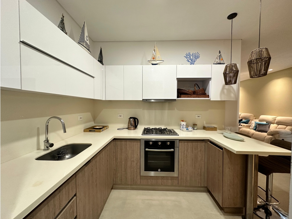 VENTA DE APARTAMENTO AMOBLADO EN PUNTA ROCA SABANILLA, PUERTO COLOMBIA — foto 3