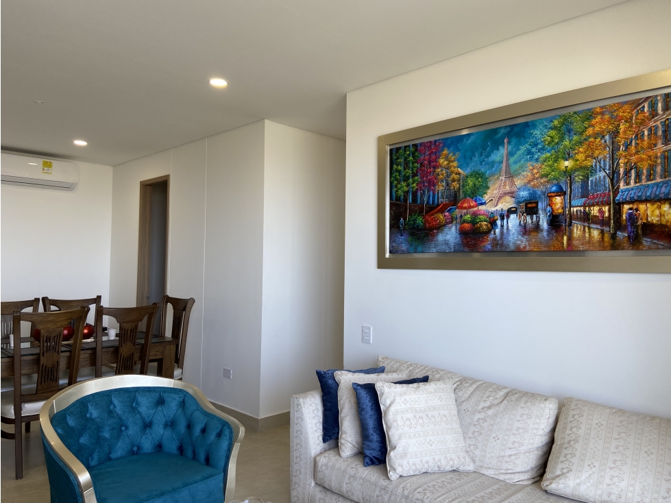 VENDO APARTAMENTO AMOBLADO EN PUNTA ROCA SABANILLA, PUERTO COLOMBIA — foto 2