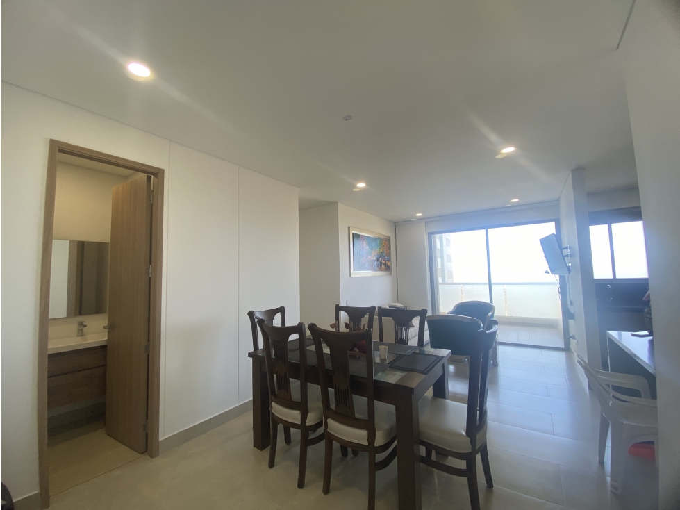 VENDO APARTAMENTO AMOBLADO EN PUNTA ROCA SABANILLA, PUERTO COLOMBIA — foto 4