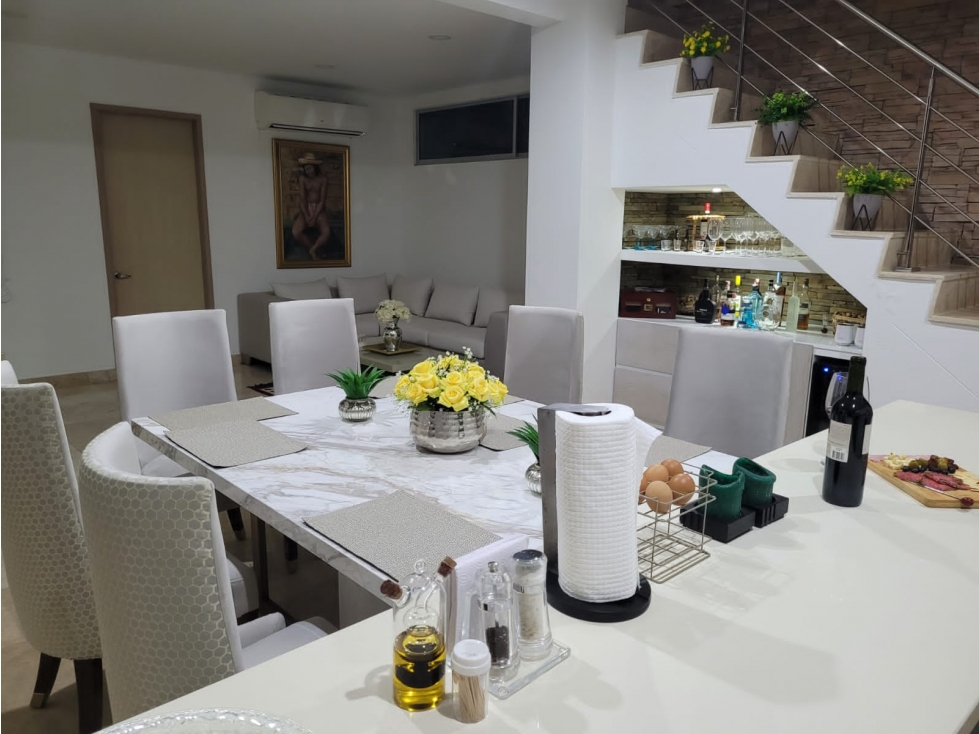 VENDO CASA AMOBLADA AGUAMARINA BEACH RESORT BARRANQUILLA - 6