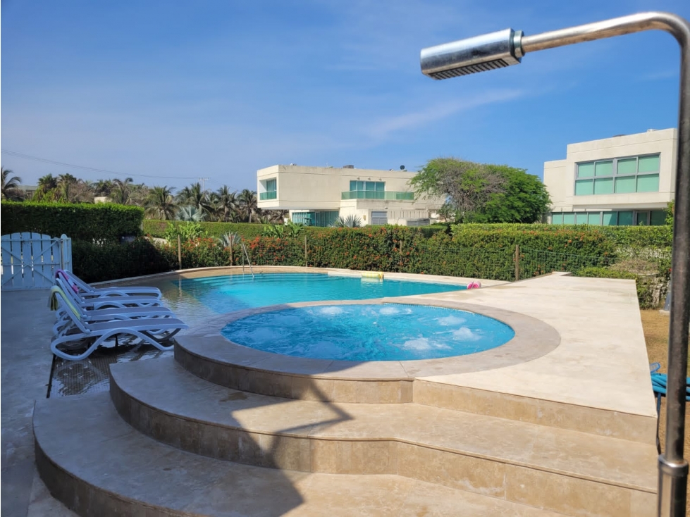 VENDO CASA AMOBLADA AGUAMARINA BEACH RESORT BARRANQUILLA - 5