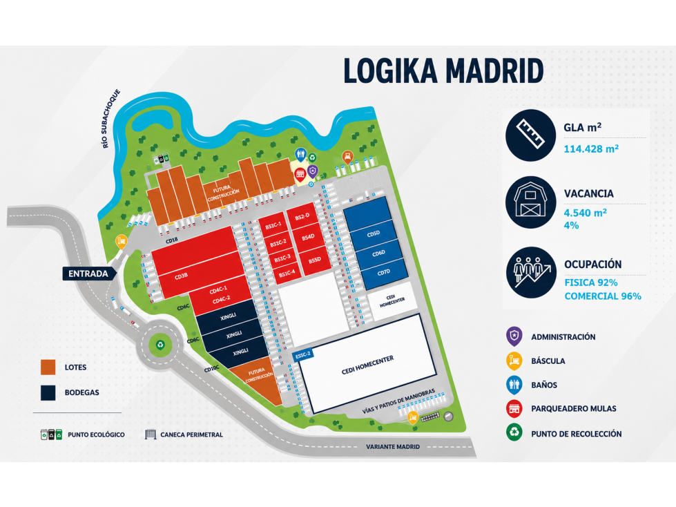 Bodega Industrial En Madrid, Cundinamarca - 1
