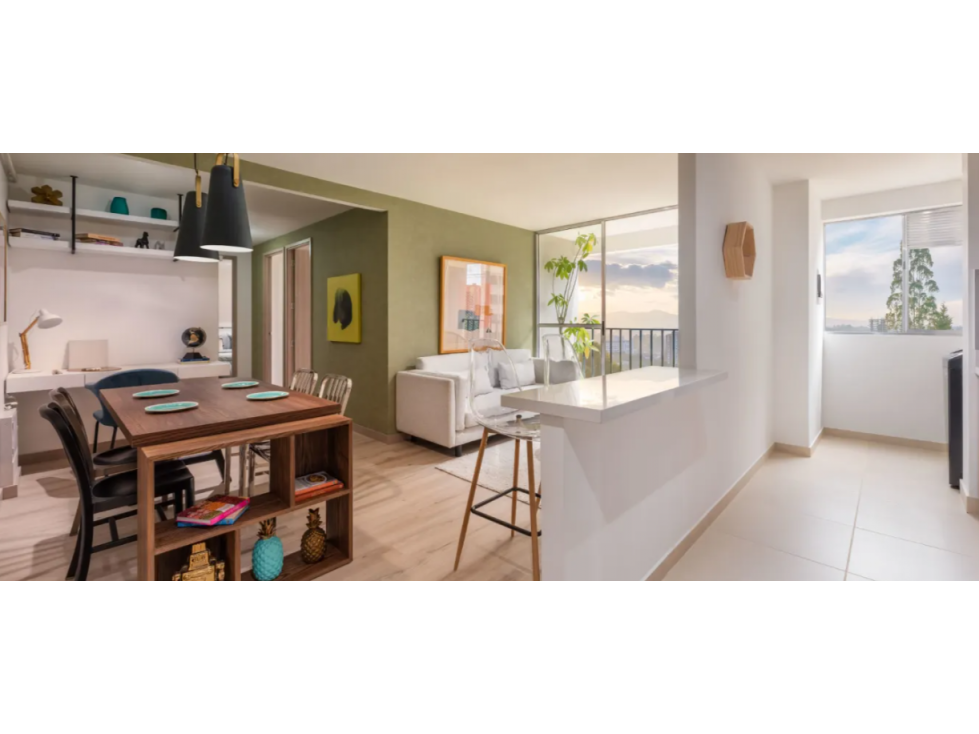 Apartamento con parqueadero en venta de 73,37 m², Rionegro. — foto 2
