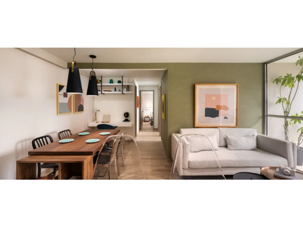 Apartamento con parqueadero en venta de 73,37 m², Rionegro.