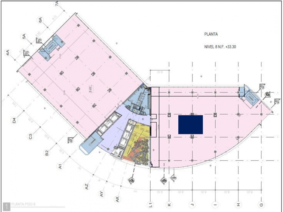 OFICINA ARRIENDO CENTRO EMPRESARIAL TITAN PLAZA DE 892 M2. — foto 3