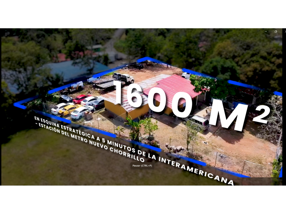 Terreno 1,600 m² en Esquina | Nuevo Chorrillo cerca del Metro — foto 2