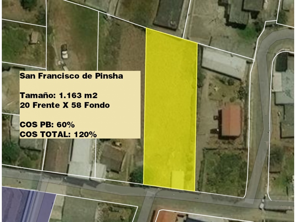 Venta Terreno 1.163 m2 Cumbaya - San Francisco de Pinsha - 1