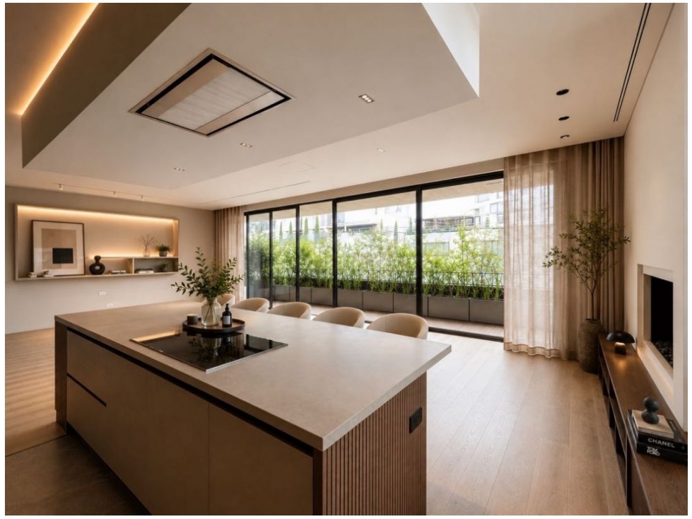 Chico Alto Maravilloso Apartamento con Balcón 202 m2 para Estrenar