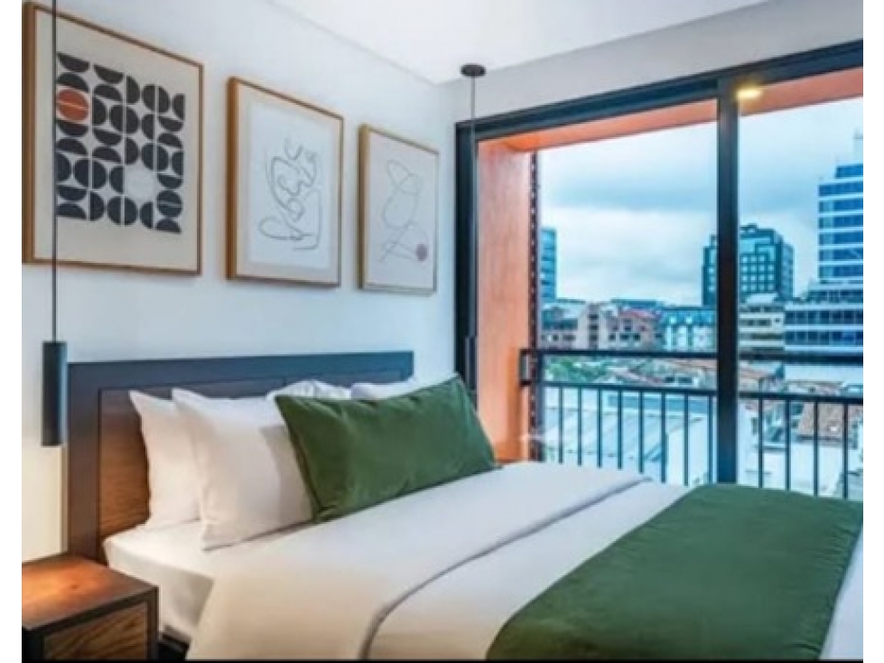 Chico Hermoso Apartaestudio Moderno con Balcón