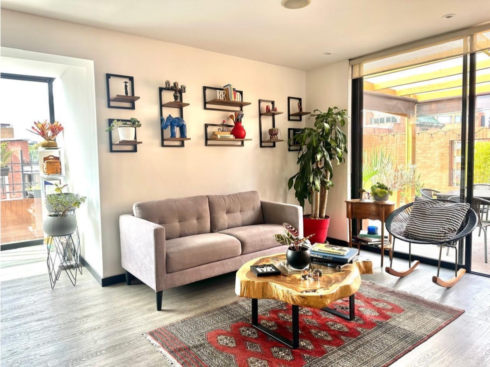 La Carolina Excelente Apartaestudio Penthouse con Terraza Amplia