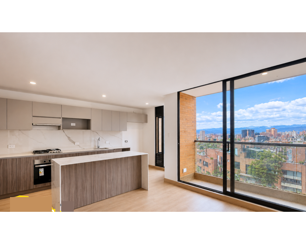 Chapinero Alto Apartaestudio Super Iluminado 56 m2