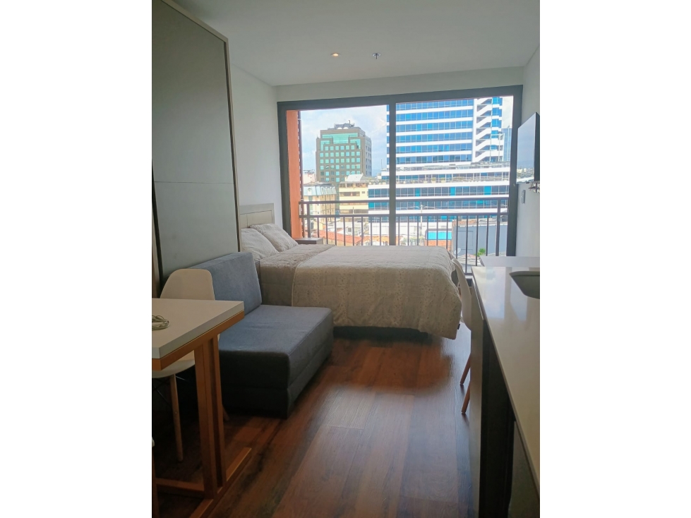 Chico Hermoso Apartaestudio Moderno con Balcón — foto 5